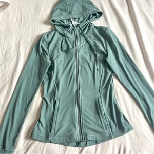 Lululemon Hooded Define Jacket Nulu Size 6 Tidewater Teal